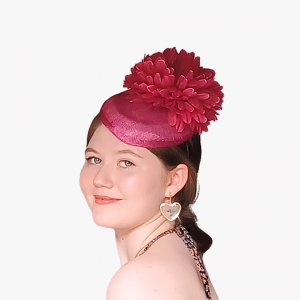 Hot Pink Carnation Fascinator