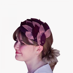 Leaf Shape Vintage Inspired Half Hat Headband