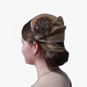 Cynthia 1950s Capulet Hat