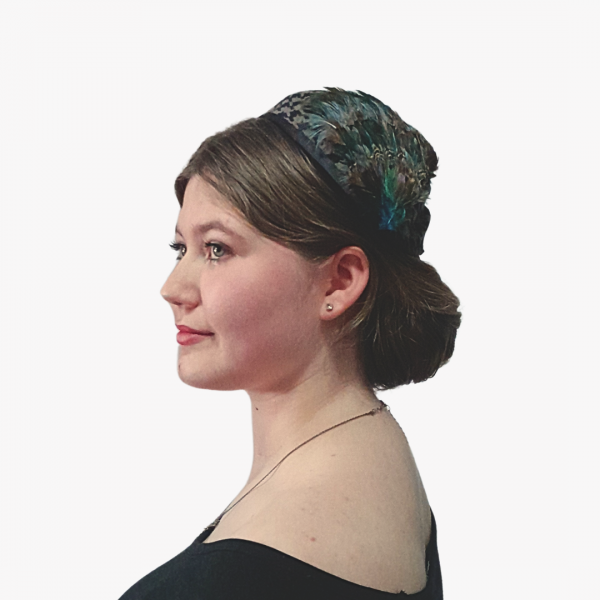 Cynthia 1950s Capulet Hat - Image 4
