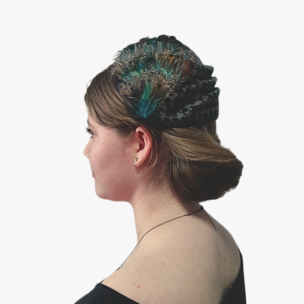 Cynthia 1950s Capulet Hat - Image 3